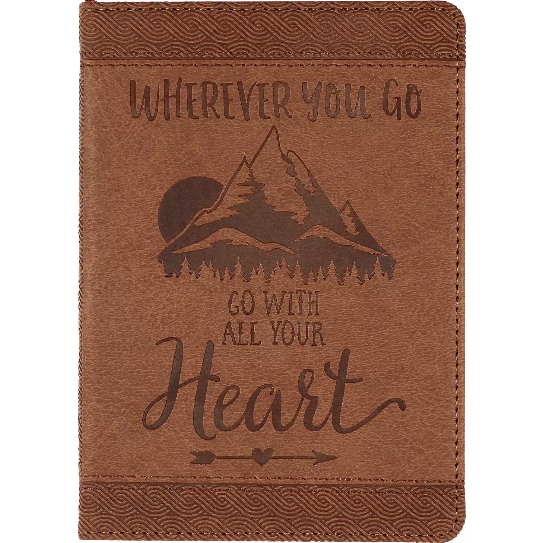 Wherever You Go, Go With All Your Heart Artisan Journal - Zinnias Gift Boutique