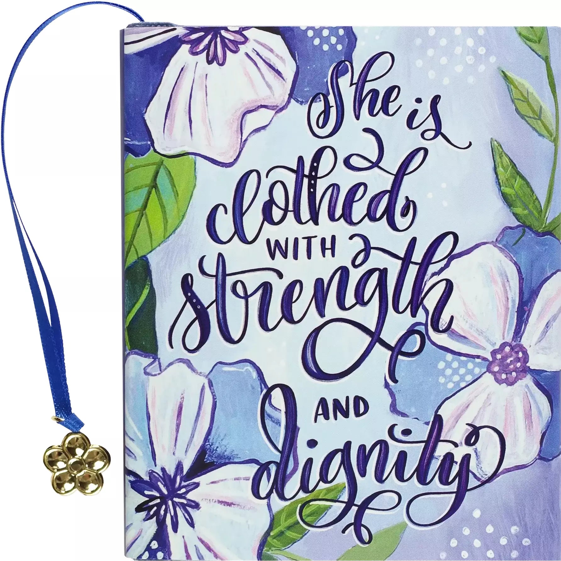 She is Clothed with Strength and Dignity Mini Book - Zinnias Gift Boutique