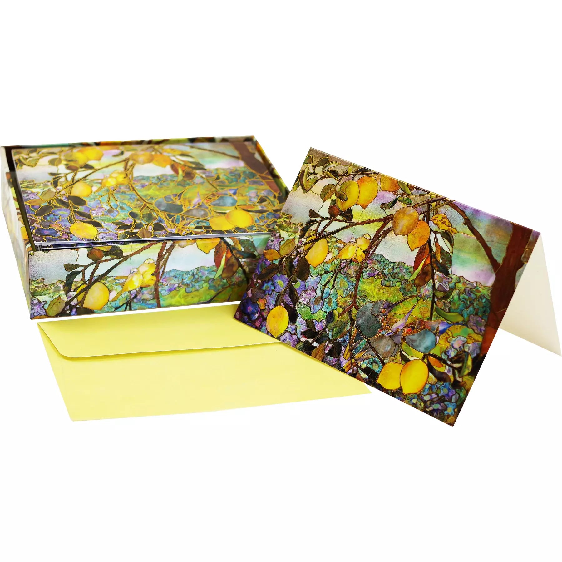 Tiffany Lemon Tree Note Cards - Zinnias Gift Boutique