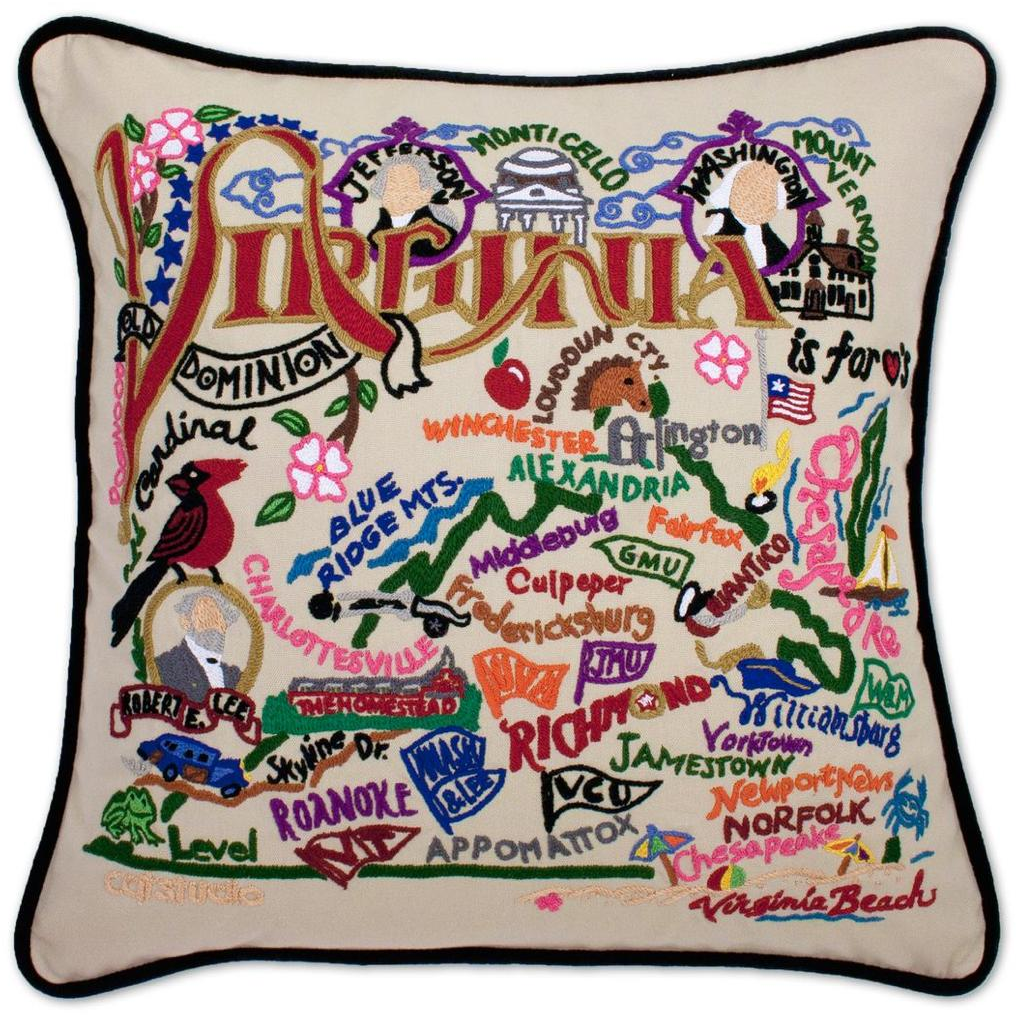 Virginia Pillow - Zinnias Gift Boutique