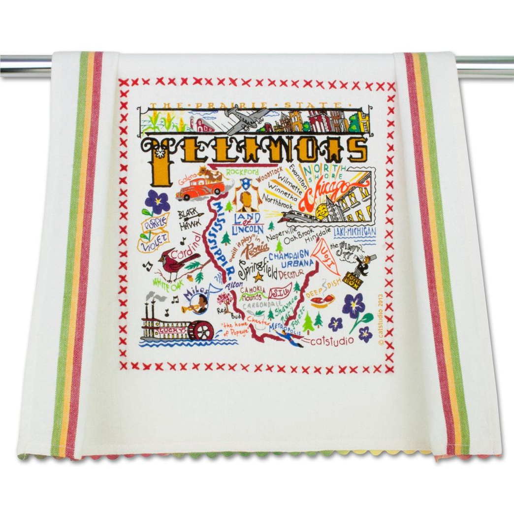 State Dish Towel - Zinnias Gift Boutique