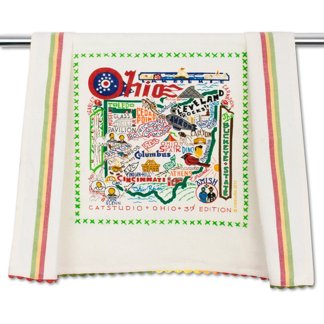 State Dish Towel - Zinnias Gift Boutique