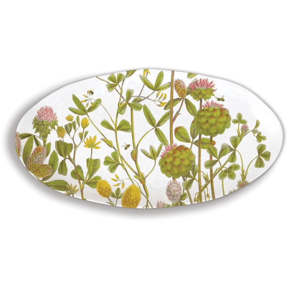 Honey & Clover Oval Platter - Zinnias Gift Boutique