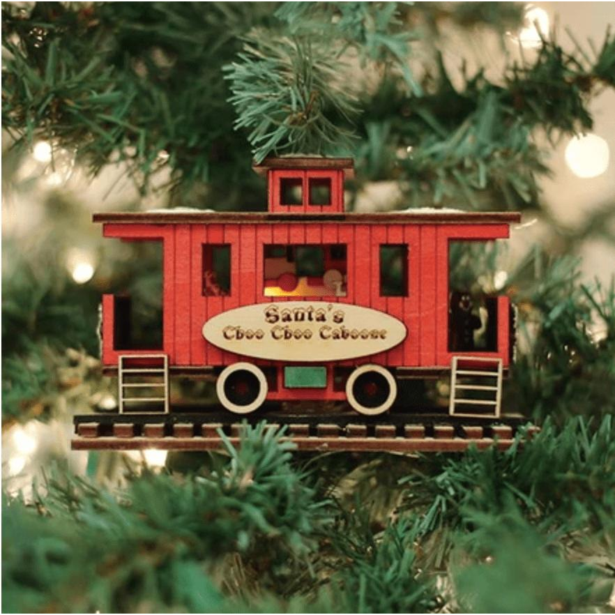 Santa's Choo Choo Caboose - Zinnias Gift Boutique