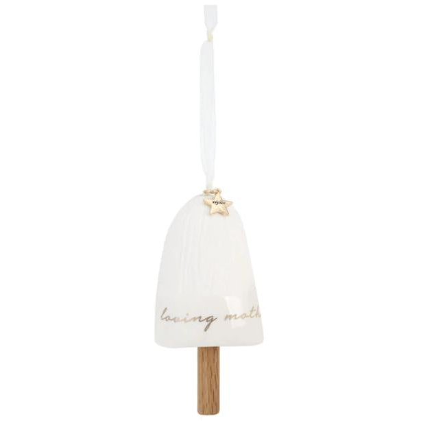 Loving Mother Mini Blessings Bell Ceramic - Zinnias Gift Boutique