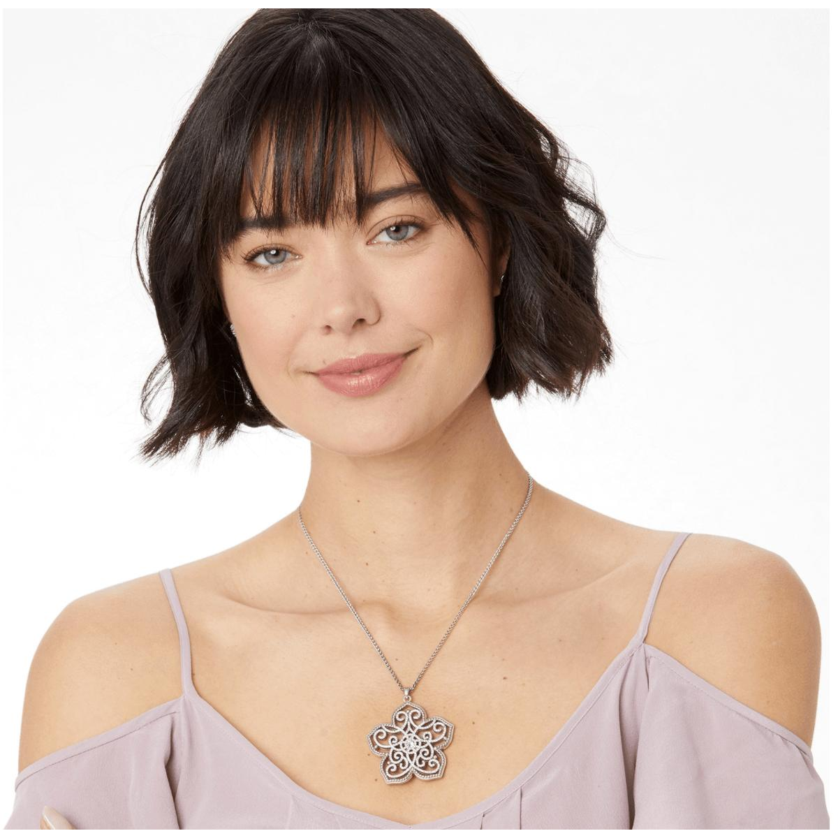 Illumina Large Flower Necklace - Zinnias Gift Boutique