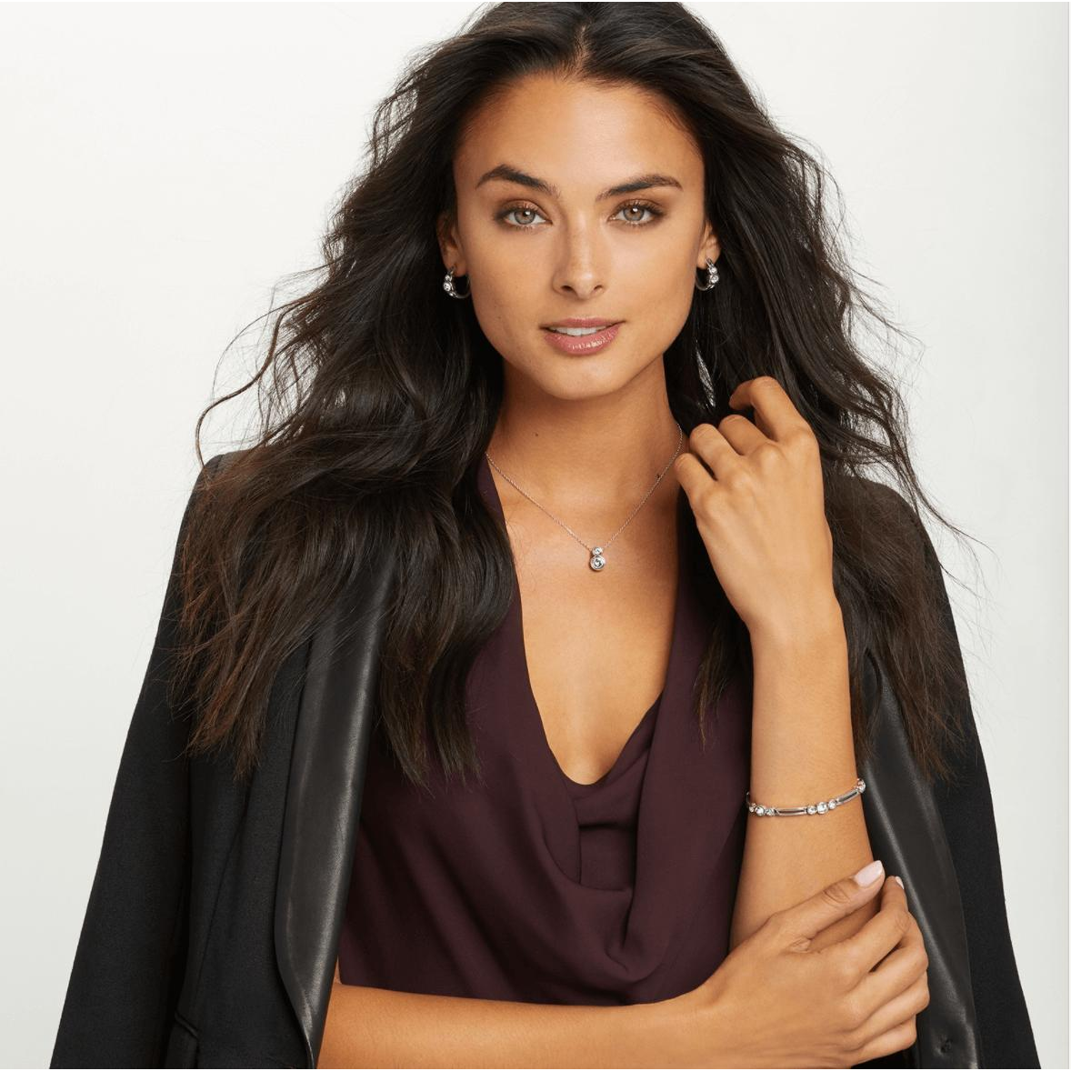 Infinity Sparkle Petite Necklace - Zinnias Gift Boutique