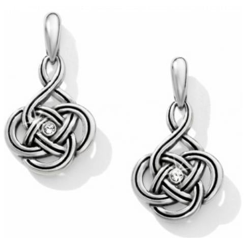 Interlok Petite Post Drop Earrings - Zinnias Gift Boutique