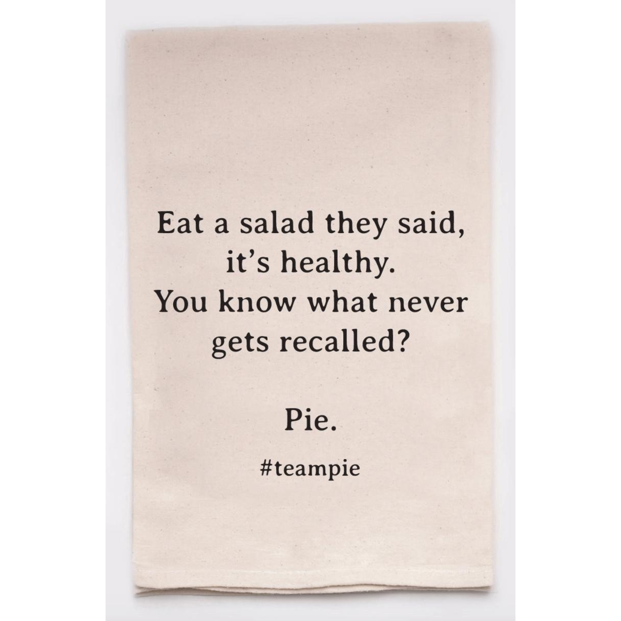 #teampie Tea Towel - Zinnias Gift Boutique