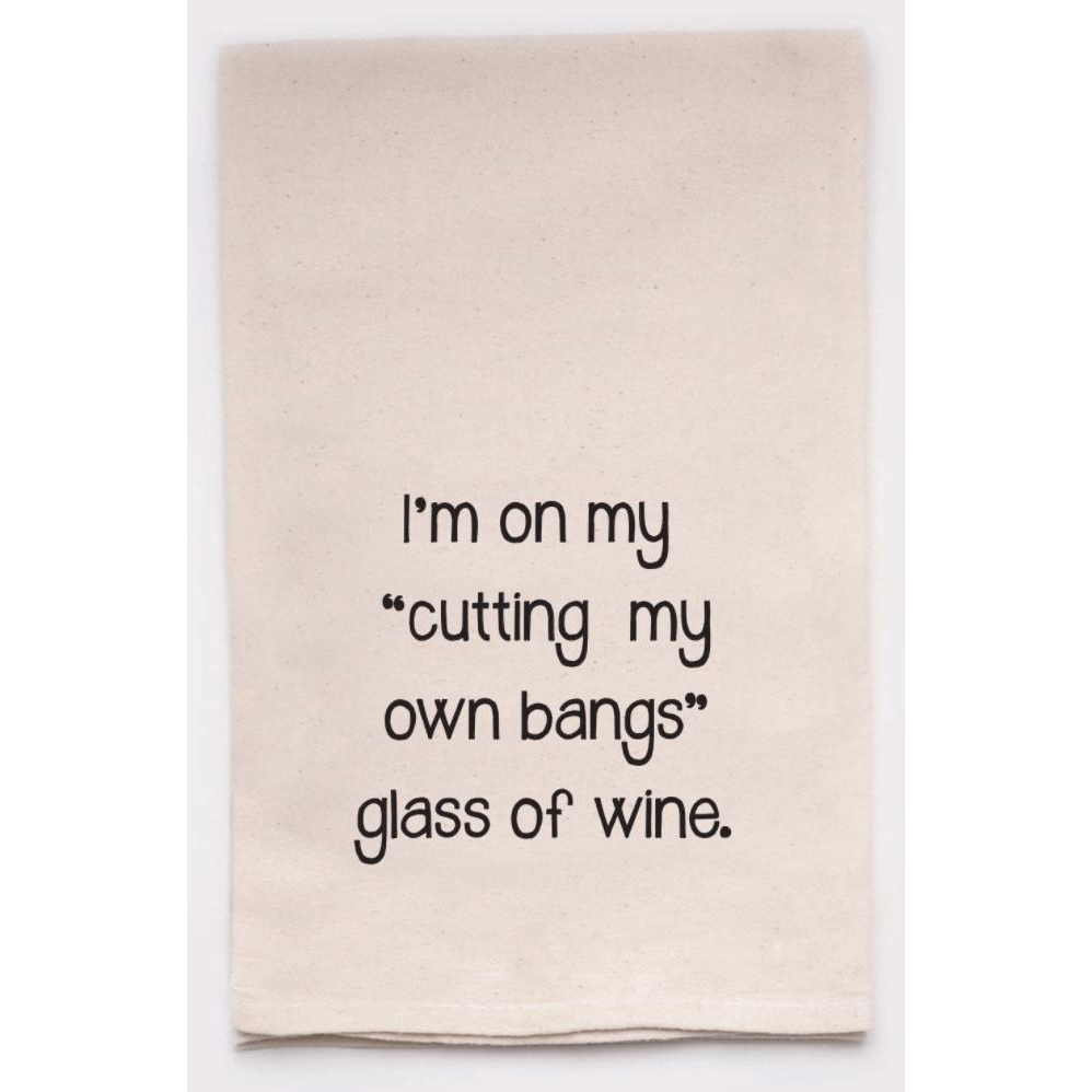 Bangs Tea Towel - Zinnias Gift Boutique