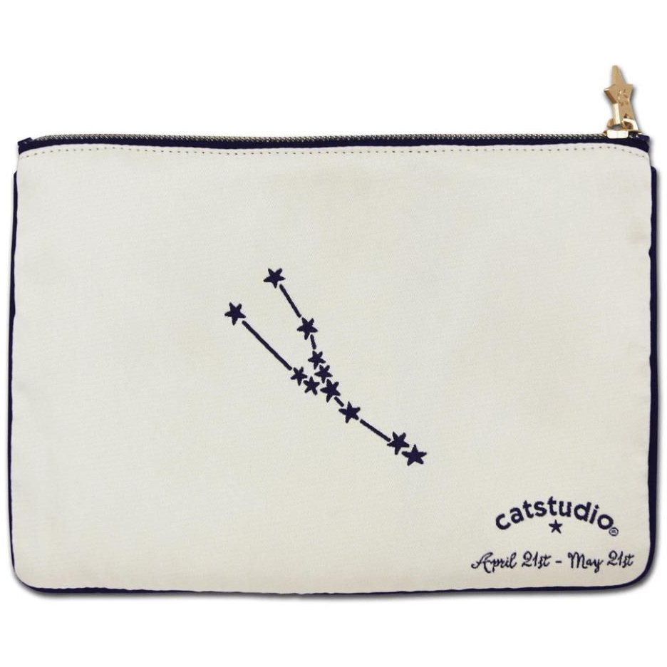 Taurus Astrology Zip Pouch - Zinnias Gift Boutique