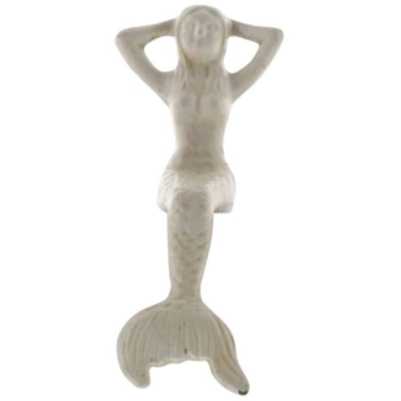 Cast Iron Sitting Mermaid - Zinnias Gift Boutique
