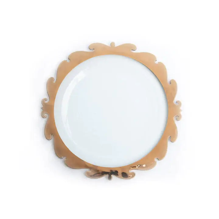13" Round Buffet Plate - Zinnias Gift Boutique