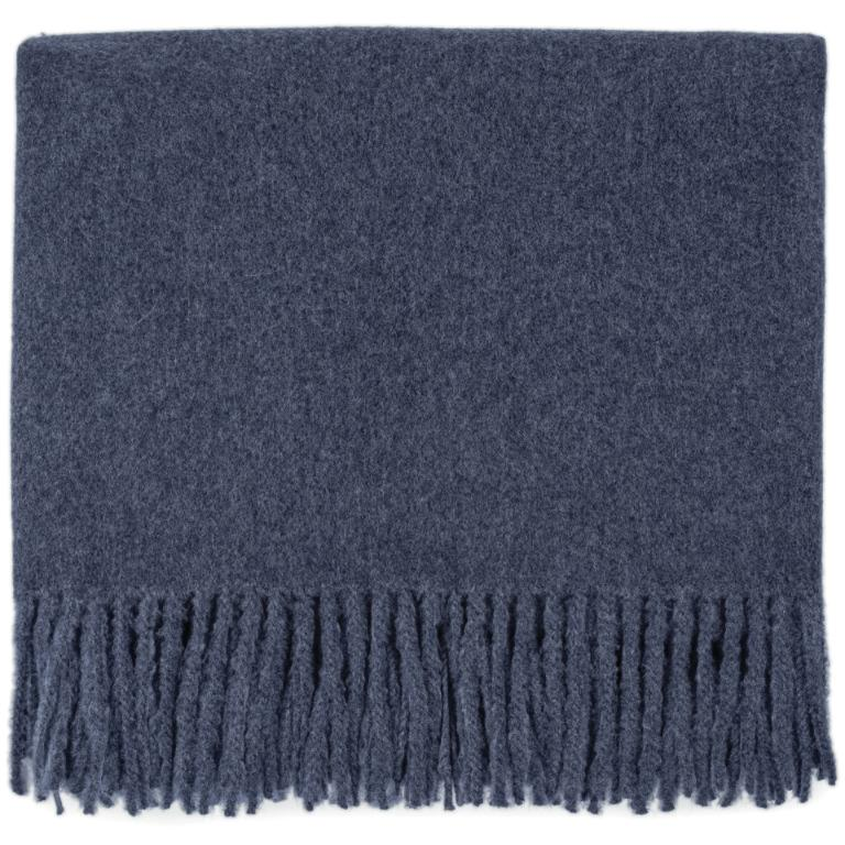 Edinburgh Throw - Denim - Zinnias Gift Boutique