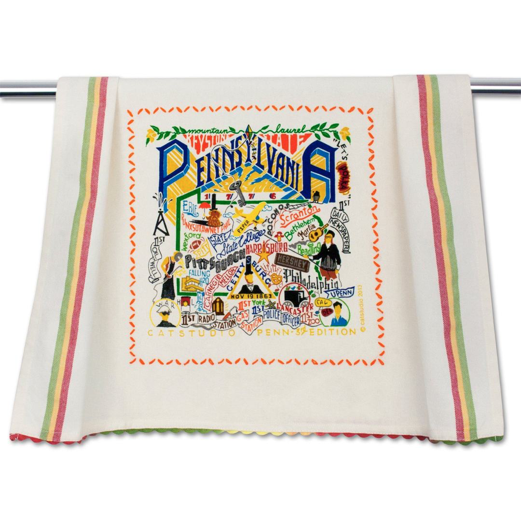 State Dish Towel - Zinnias Gift Boutique