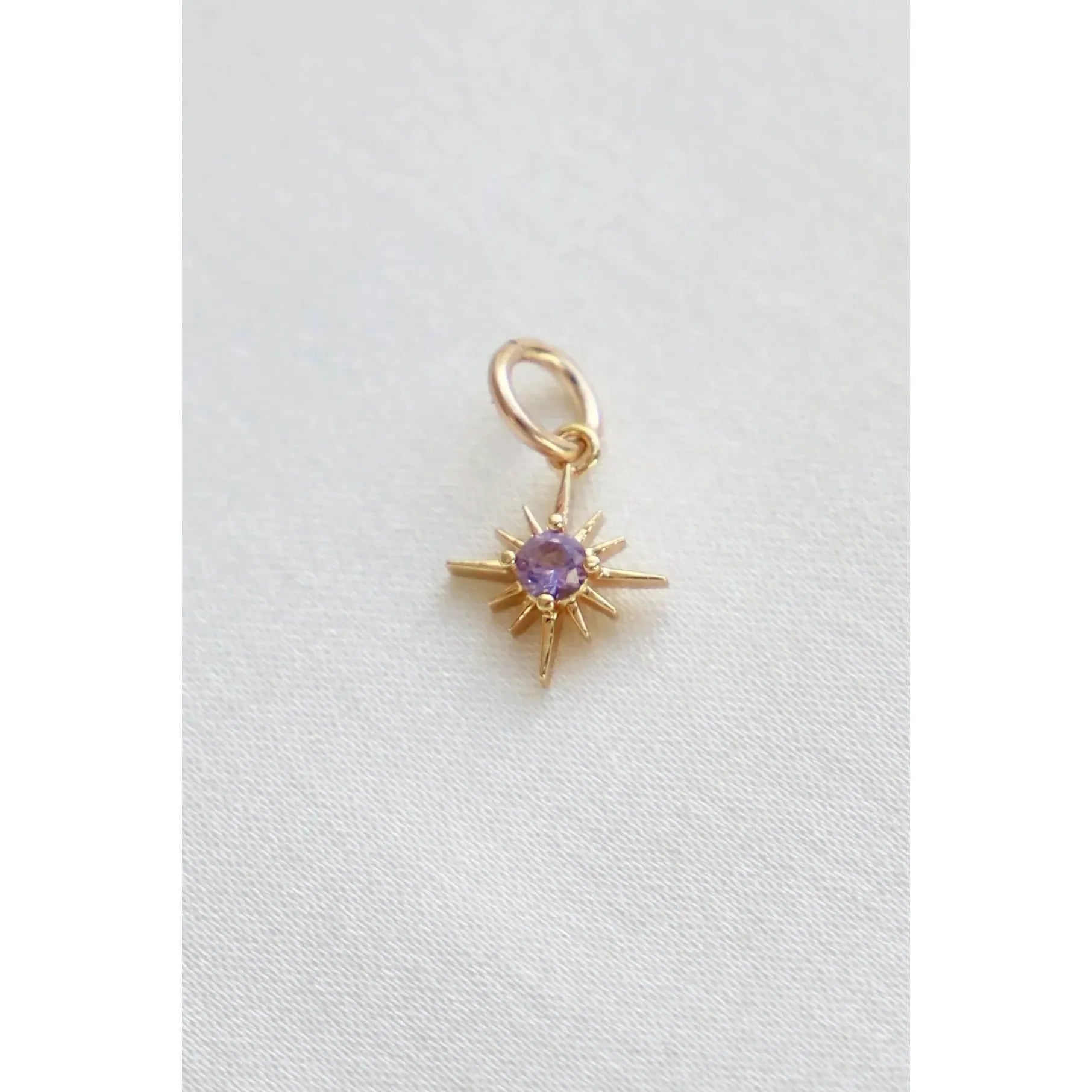 Birthstone Starbust Charm - Zinnias Gift Boutique