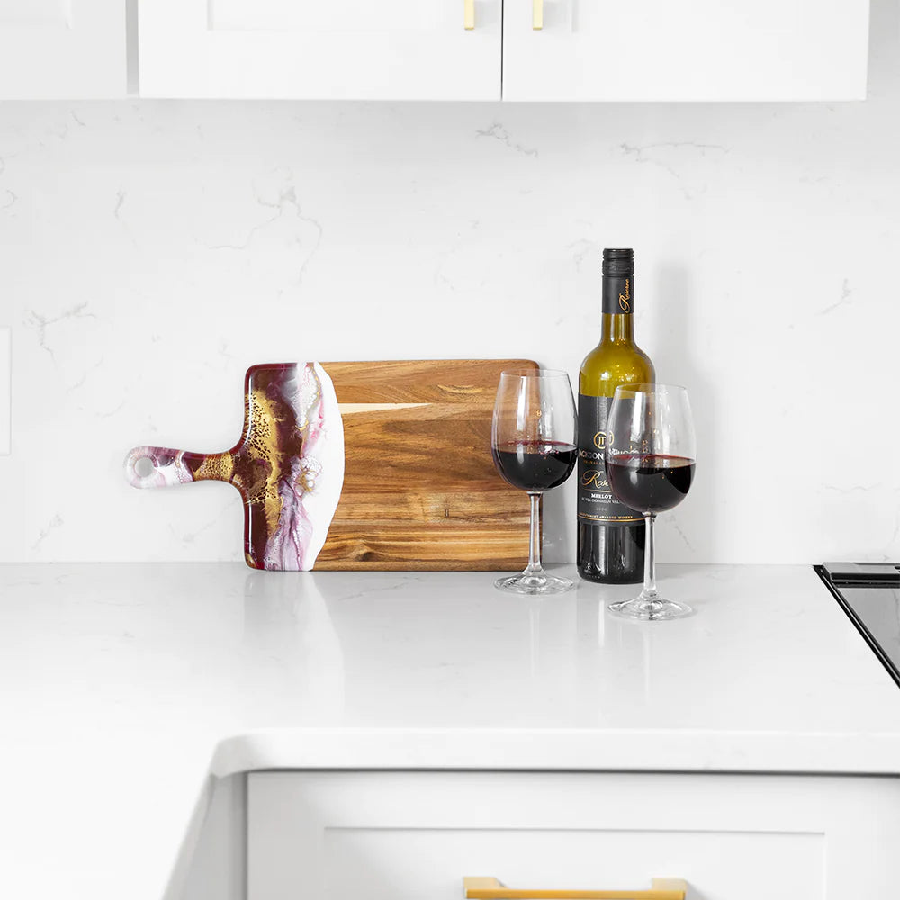Medium Acacia Cheese Boards - Zinnias Gift Boutique