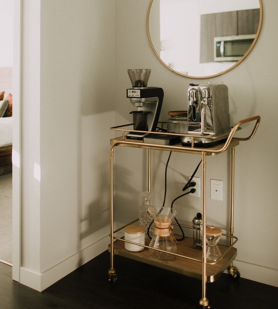 How to create a coffee bar in your home
