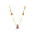 Iris Silk Slider Necklace - Zinnias Gift Boutique