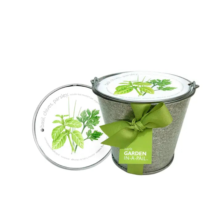 Garden in a Pail | Herb - Zinnias Gift Boutique