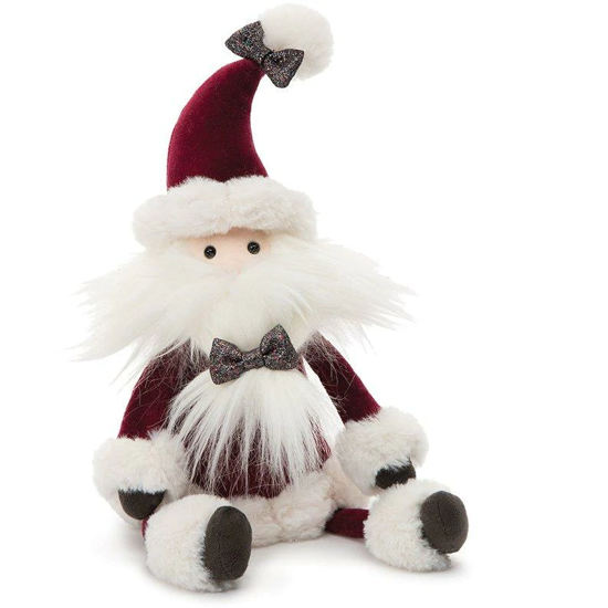 Crimson Santa JellyCat - Zinnias Gift Boutique