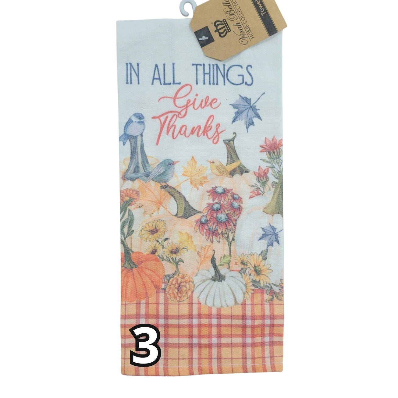 "Pumpkin Spice" Kitchen Towels - Zinnias Gift Boutique