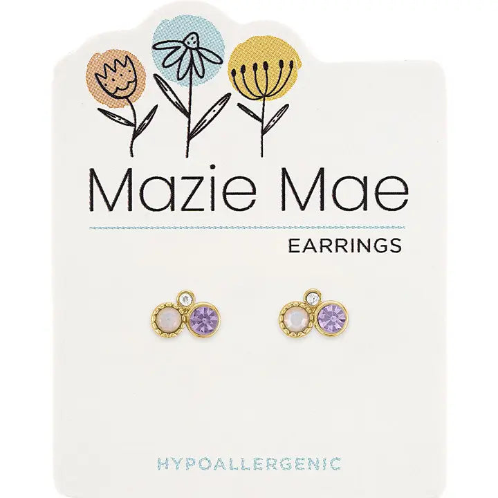 Gold Mazie Mae Earrings - Zinnias Gift Boutique