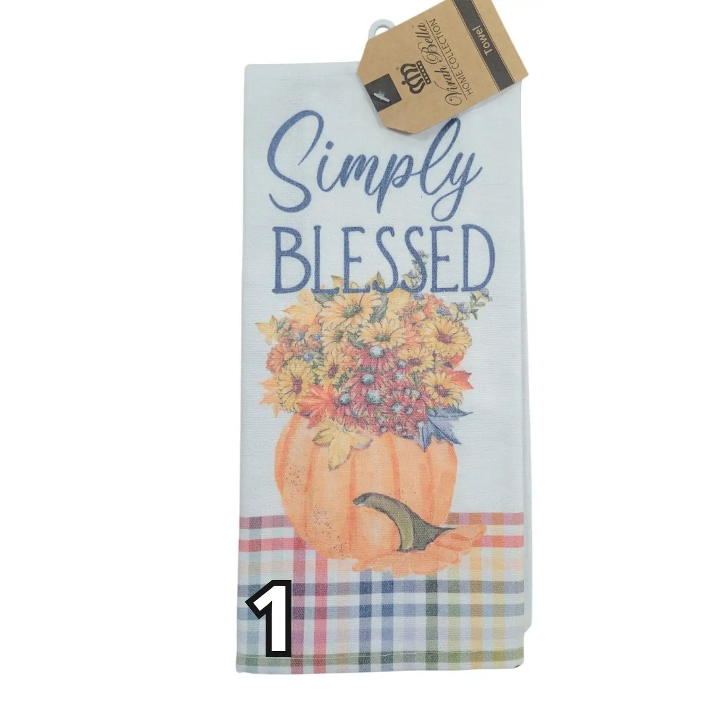 "Pumpkin Spice" Kitchen Towels - Zinnias Gift Boutique