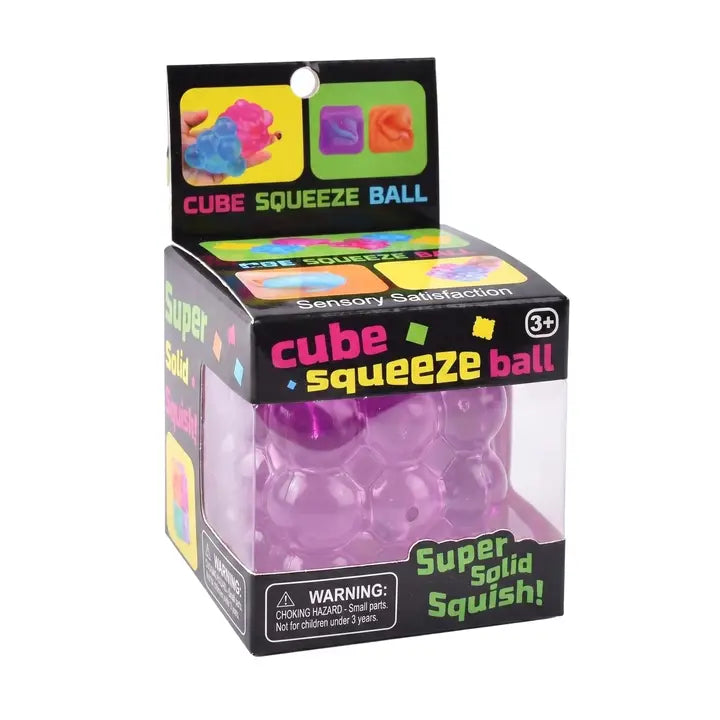 Auraquise Nice Cube Sensory toy with colorful textured surface, designed for tactile sensory engagement and stress relief.