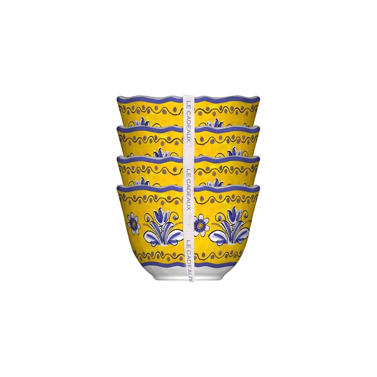Benidorm Dessert Bowls (Set of 4) - Zinnias Gift Boutique