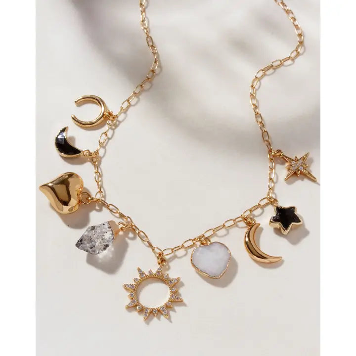 Stardust Treasures Charm Necklace