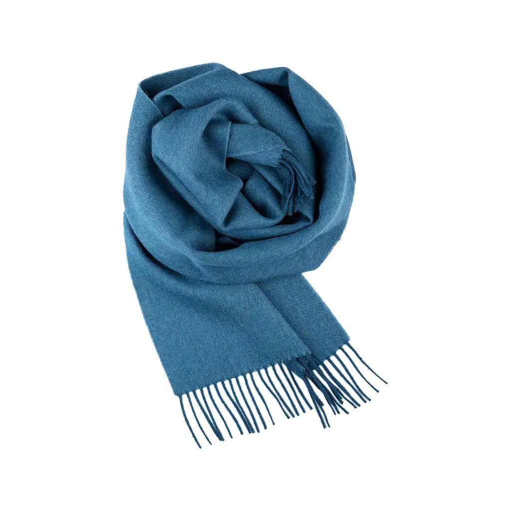 Baby Alpaca Scarf - Blue Jean - Zinnias Gift Boutique