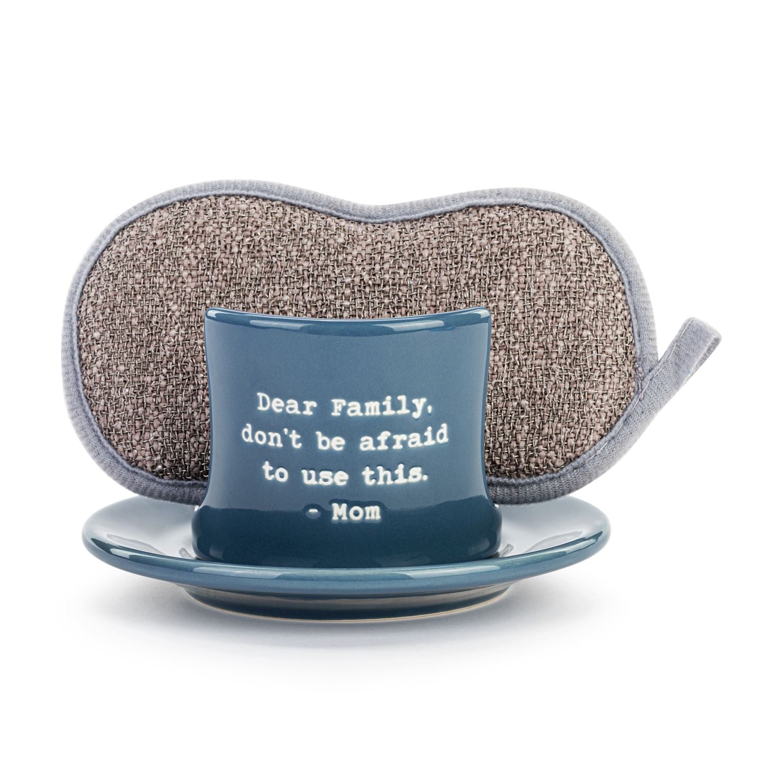 Dear Family Soap Dish with Sponge - Zinnias Gift Boutique