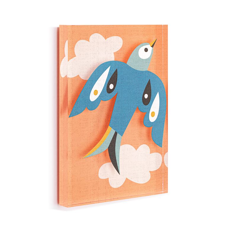 Acrylic Tile 5 x 7 - Zinnias Gift Boutique