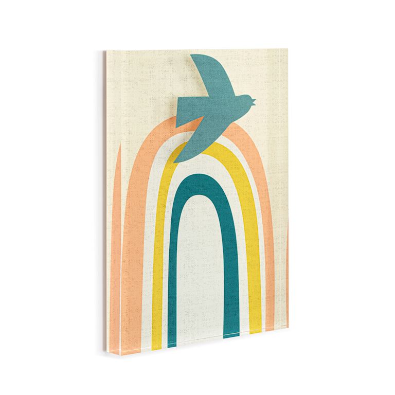 Acrylic Tile 5 x 7 - Zinnias Gift Boutique