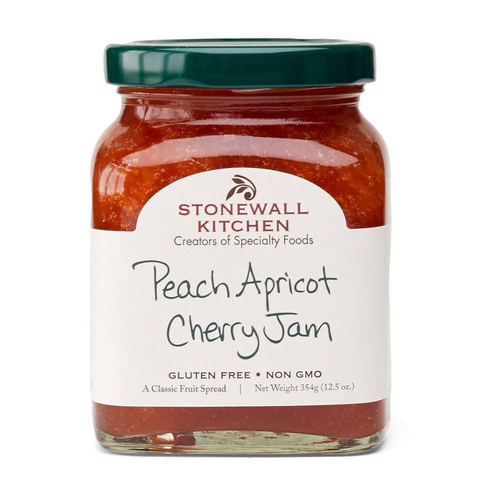 Peach Apricot Cherry Jam 12.5oz - Zinnias Gift Boutique