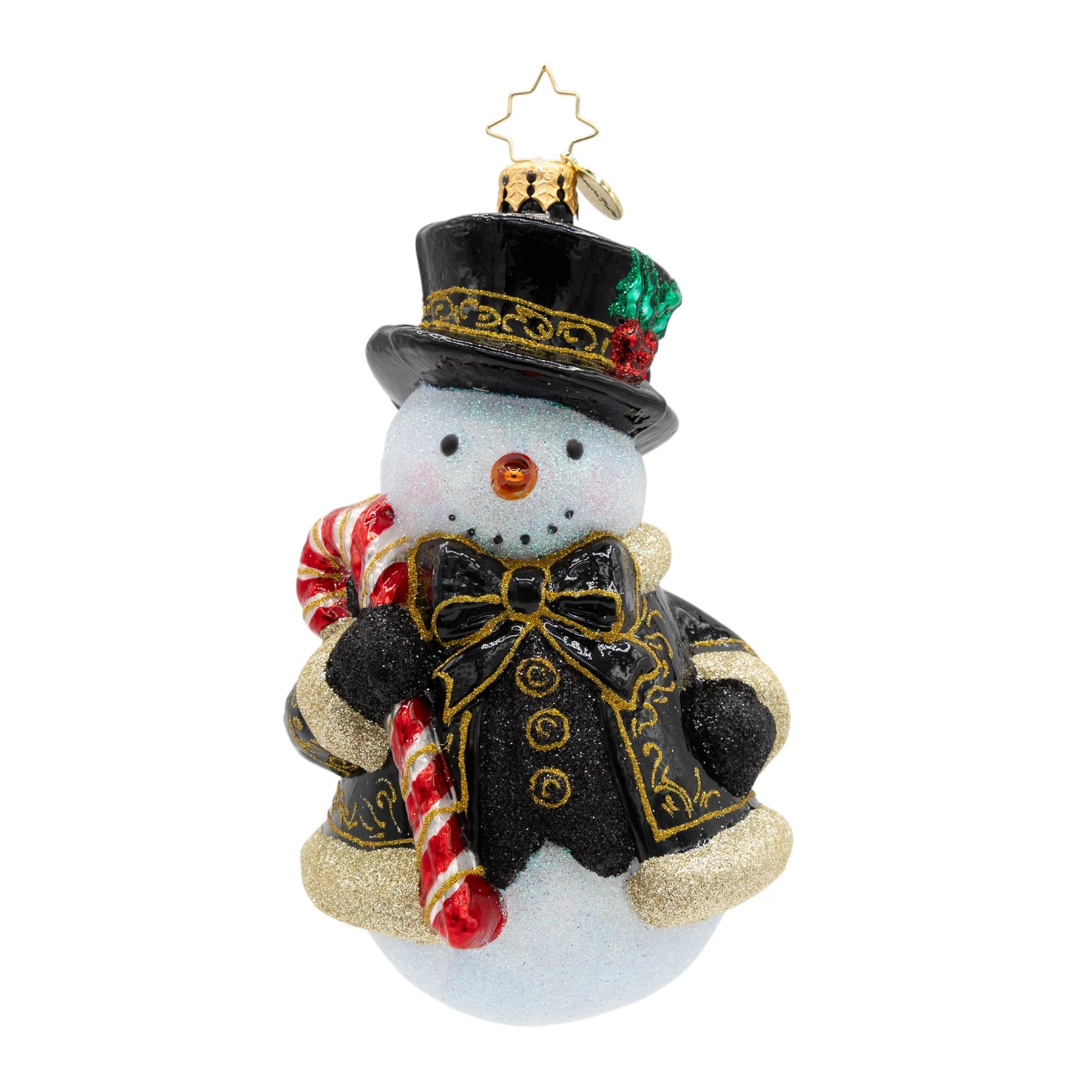 Frosted Gentleman Radko - Zinnias Gift Boutique