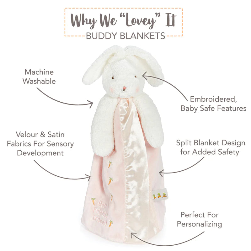 Blossom Bunny Buddy Blanket - Zinnias Gift Boutique