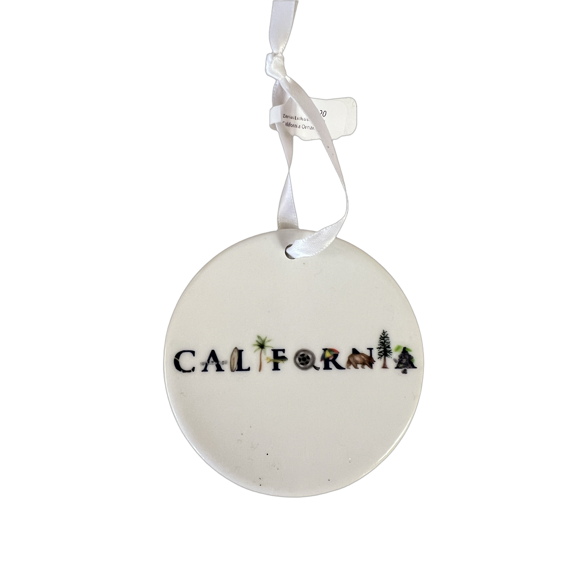 California Ornament - Zinnias Gift Boutique