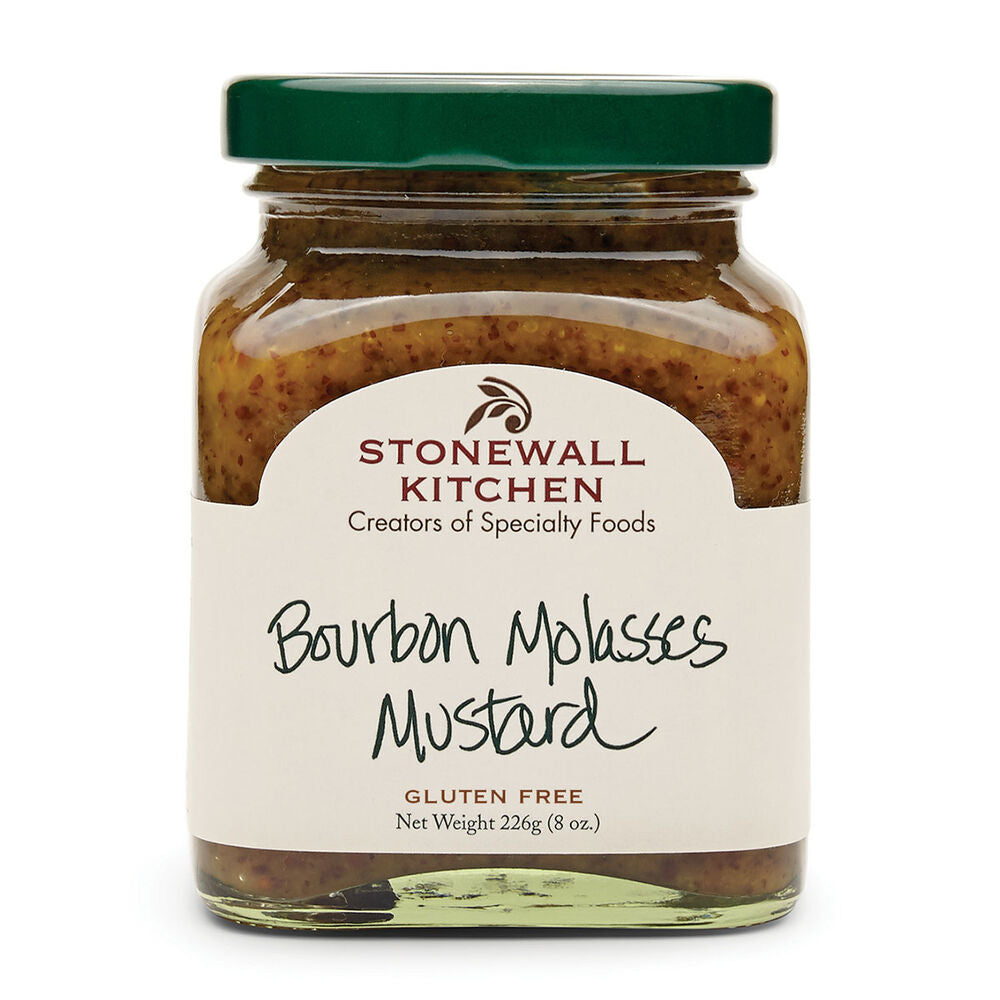 Bourbon Molasses Mustard 8oz - Zinnias Gift Boutique