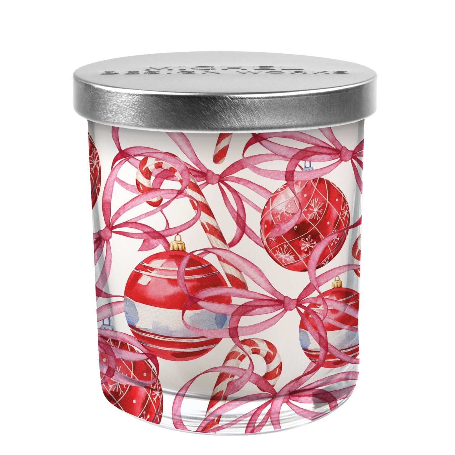 Peppermint Glass Candle - Zinnias Gift Boutique