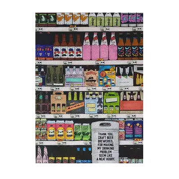 Jigsaw Puzzle w/ Poster - Zinnias Gift Boutique
