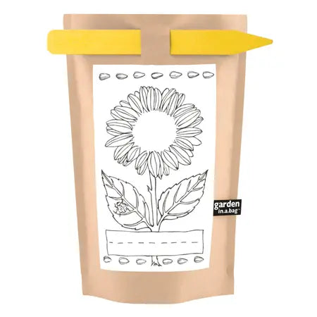 Kids Garden in a Bag | Mini Sunflower - Zinnias Gift Boutique
