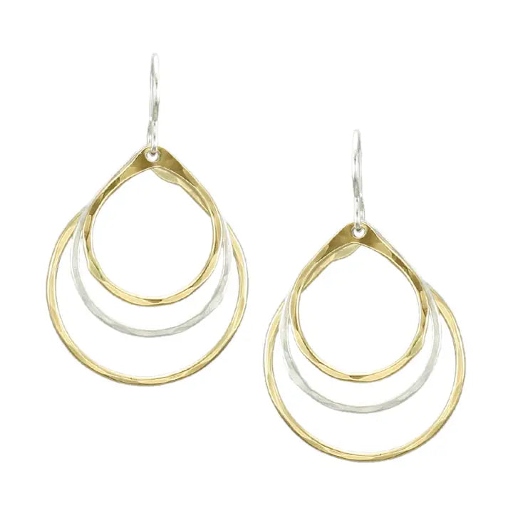 Tiered Teardrop Earring