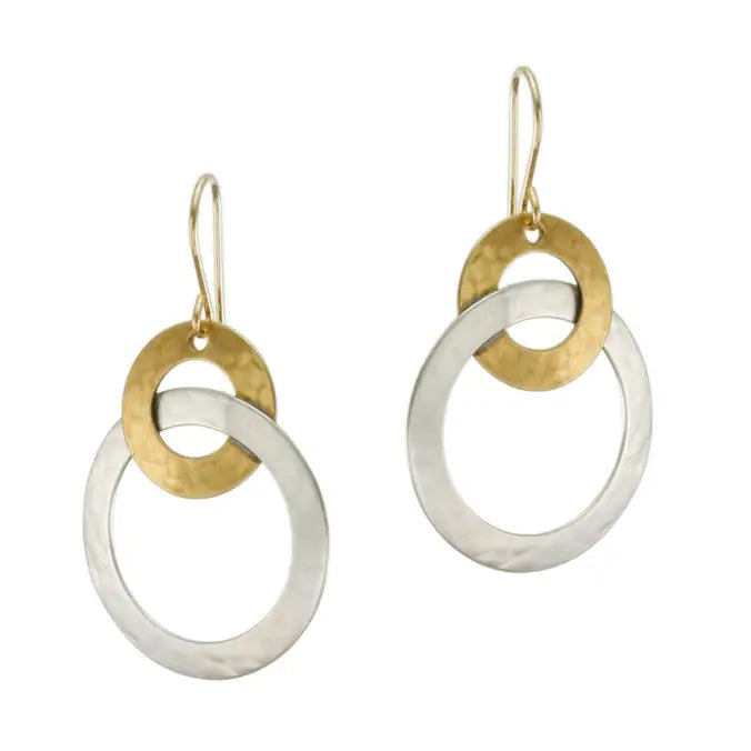 Intertwined Ring Earring