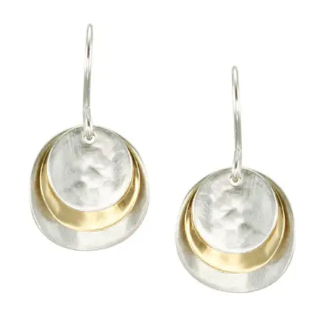 Stacked Disc Earring