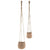 Woven Jute Basket Planter Set Natural - Zinnias Gift Boutique