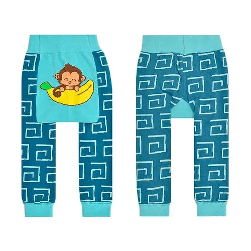 Banana Monkey Funkie Tights - Zinnias Gift Boutique