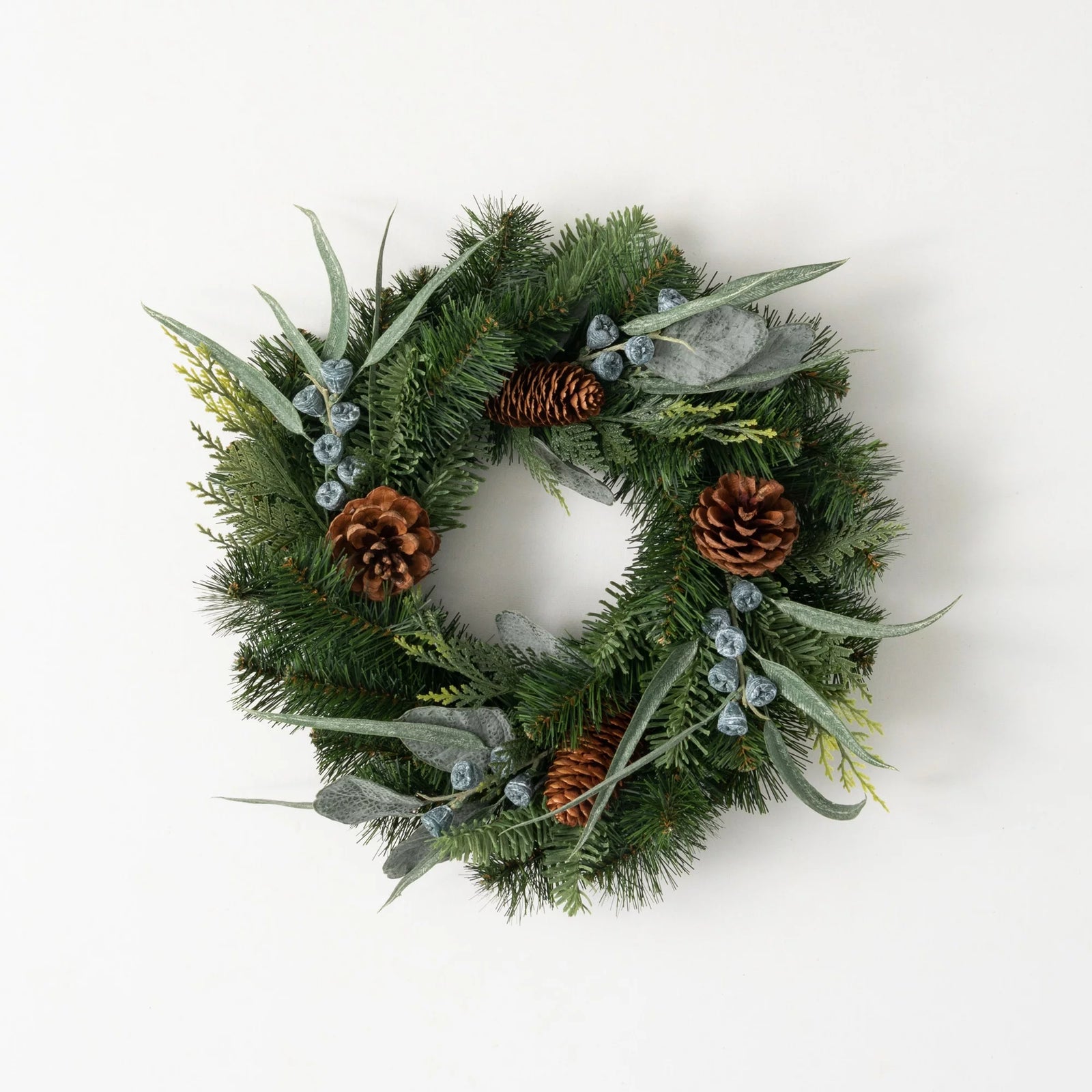 Douglas Fir/Eucalyptus Wreath - Zinnias Gift Boutique