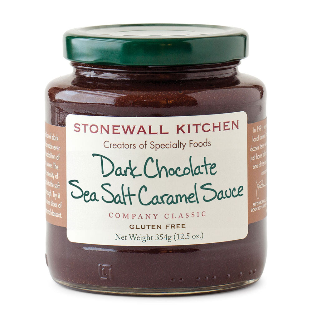 Dark Chocolate Sea Salt Caramel Sauce - Zinnias Gift Boutique